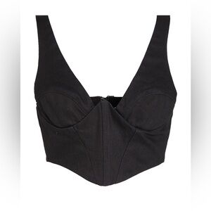 Natalie rolt denim corset 0